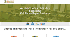 Desktop Screenshot of cellularrepairschool.com